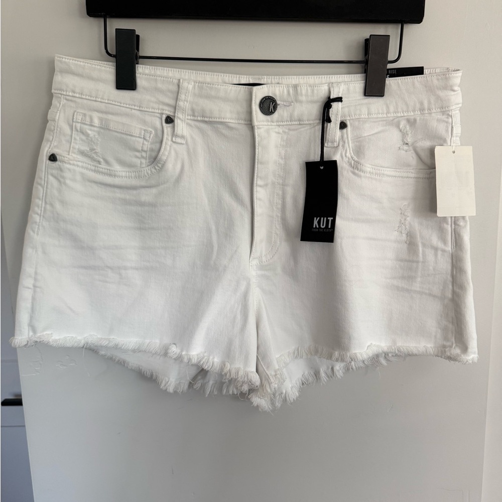 NWT Kut From The Kloth Jane High-Rise Jean Shorts Size 12
